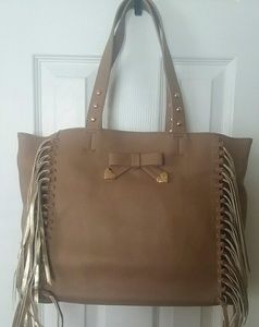 Betsey Johnson Fringe Shoulder Bag